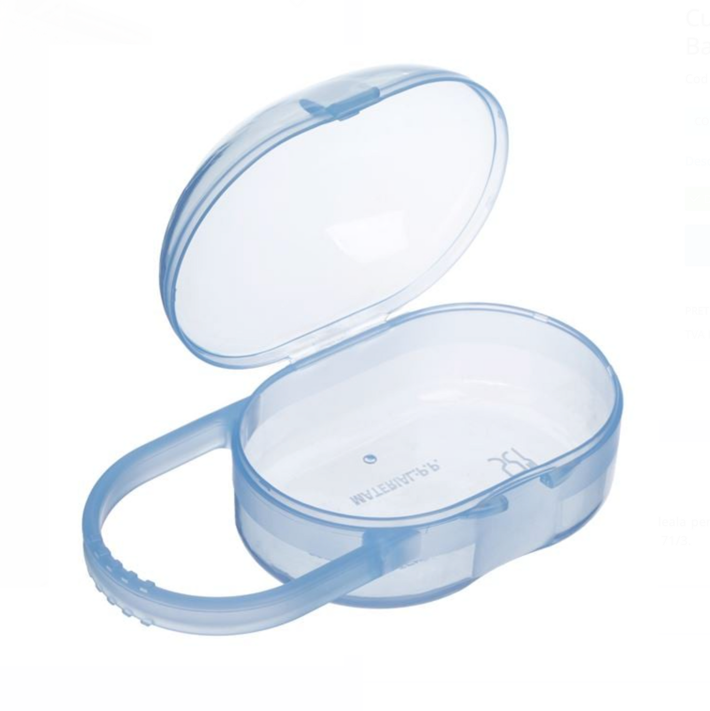 Cutie Transparenta Bleu 8x6x5cm