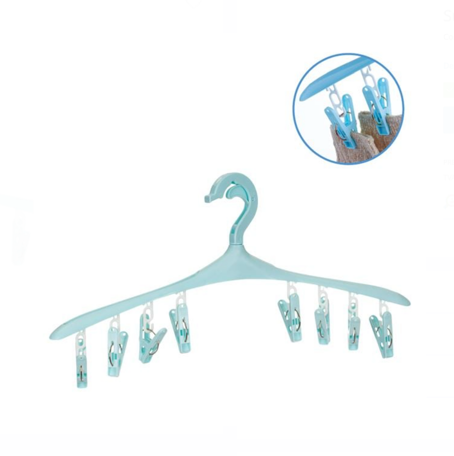 Suport Uscat Rufe Ciel cu 8 Cârlige – 42.5cm