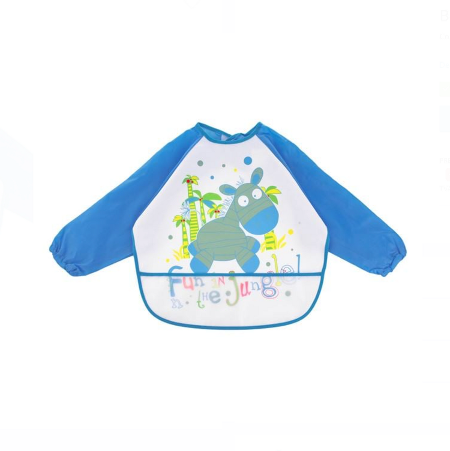 Bavetă cu Mâneci Albastră – Dinozauri