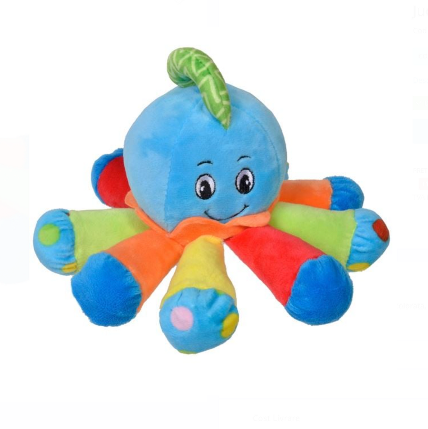 Jucarie Zornaitoare de Plus Caracatita 20cm