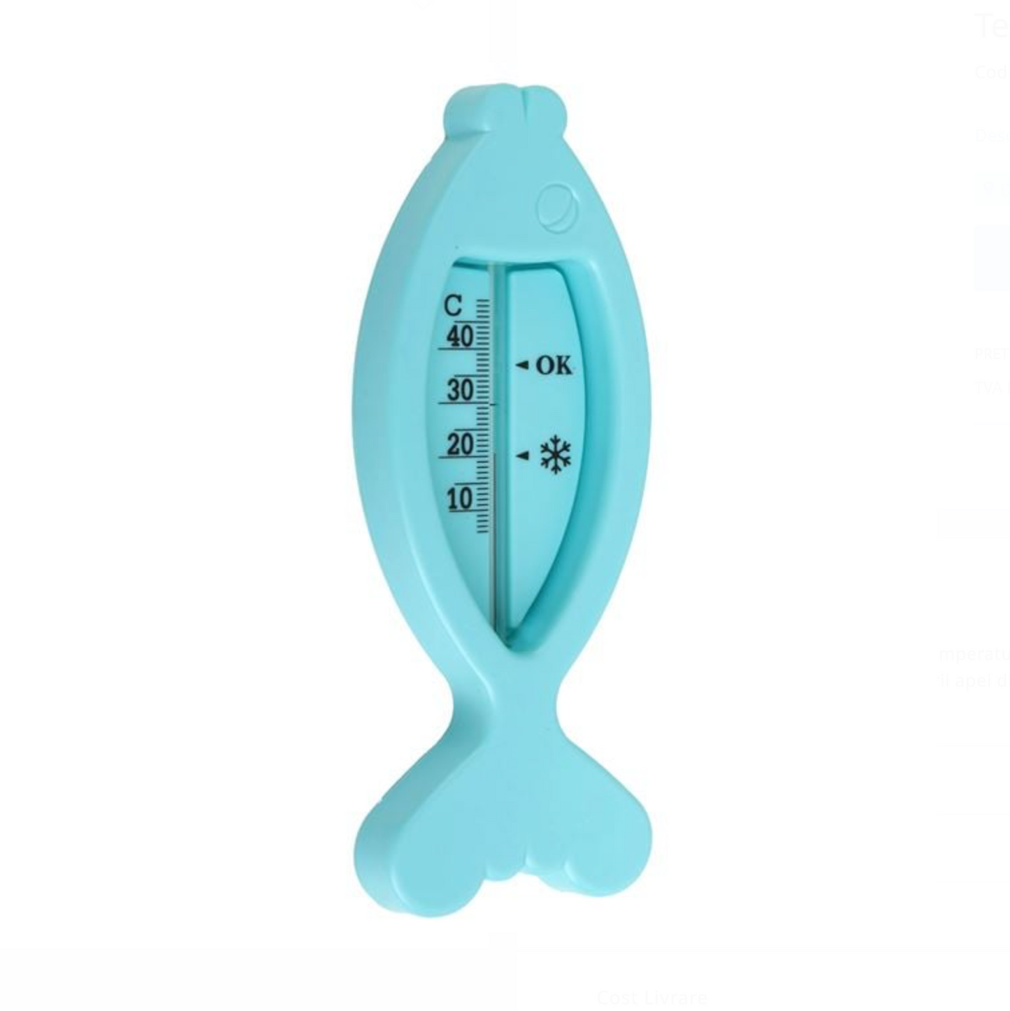 Termometru de Baie Pestisor Turcoaz