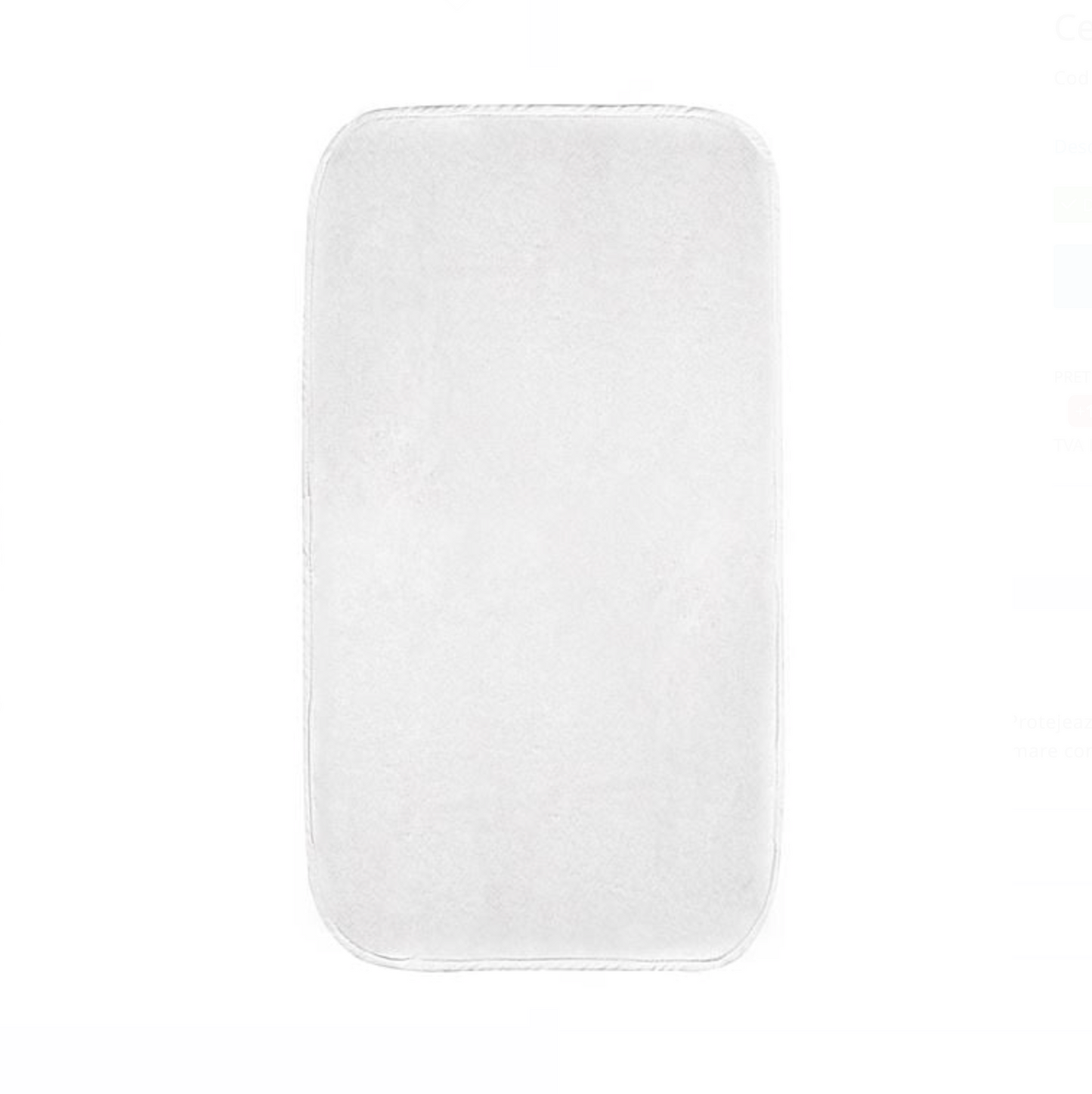 Cearceaf Impermeabil Alb 70x130cm