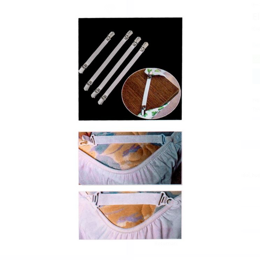 Set de 2 elastice pentru fixarea cearceafurilor