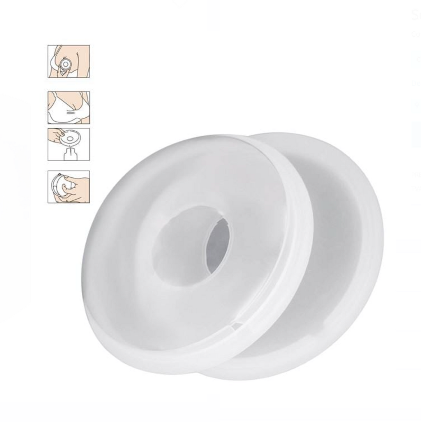 Scoici protecție sân – set 2 bucăți