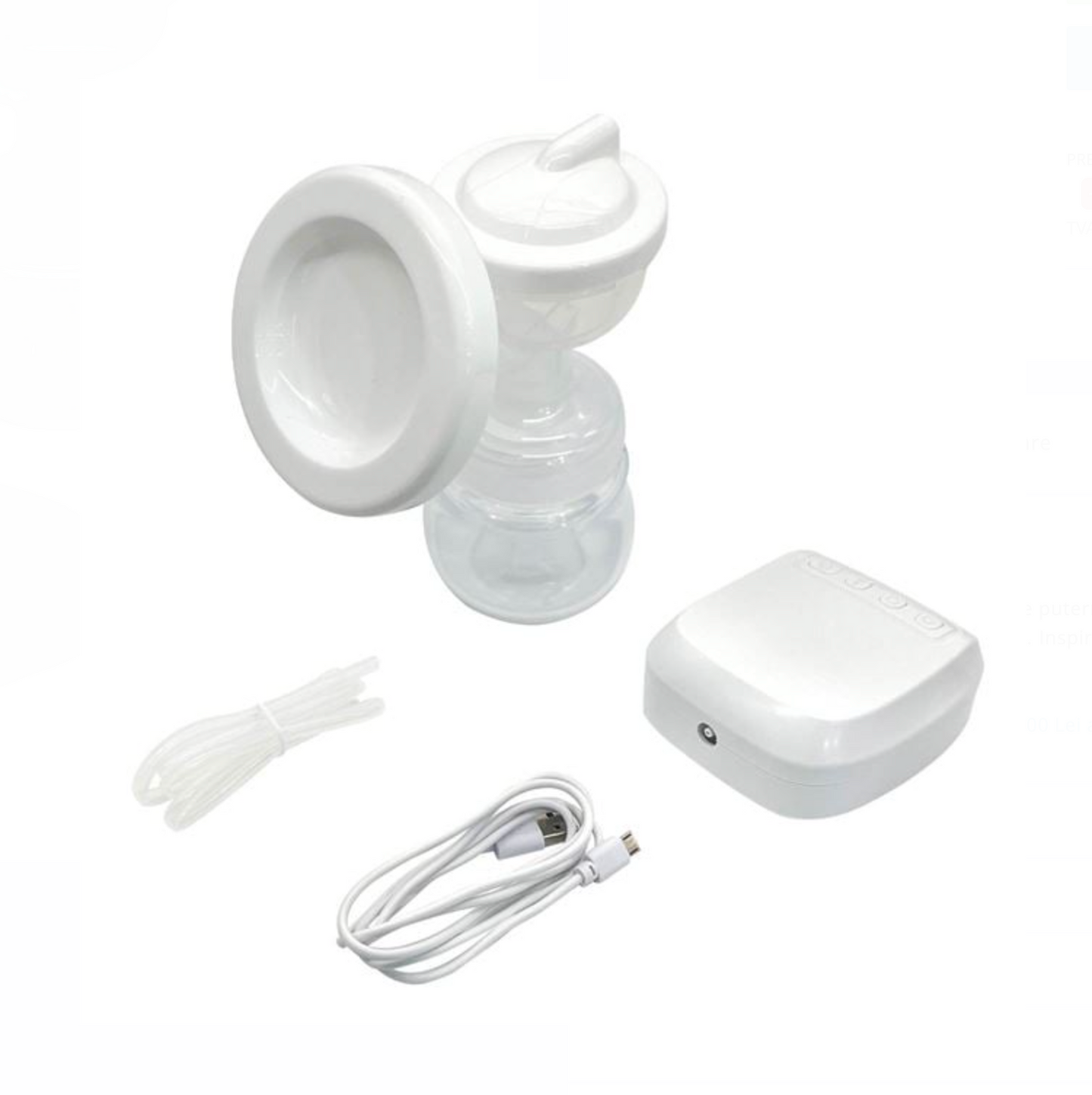 Pompa de Sân Electrică Albă 150ml